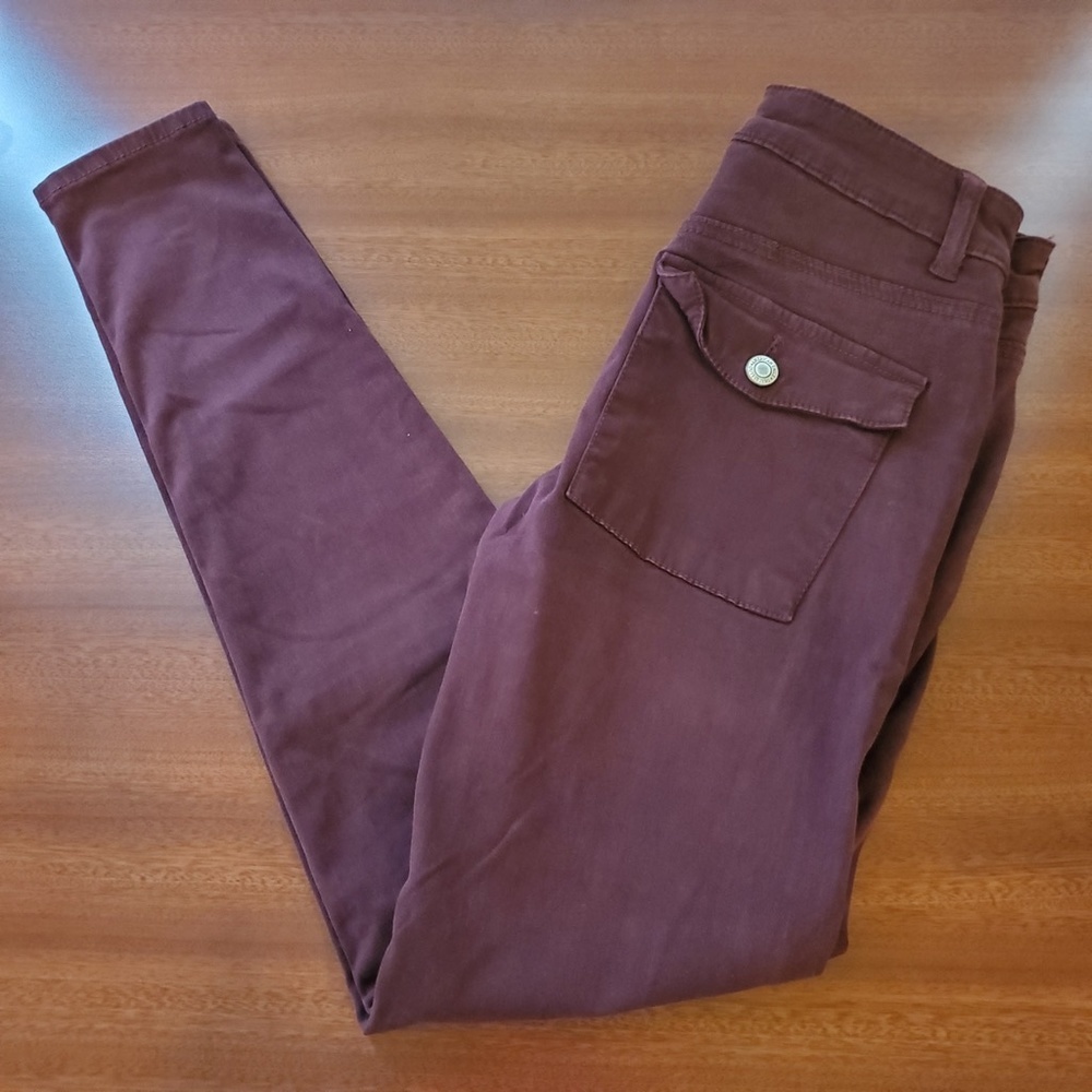 American Eagle Super Stretch Jeggings Button Fly